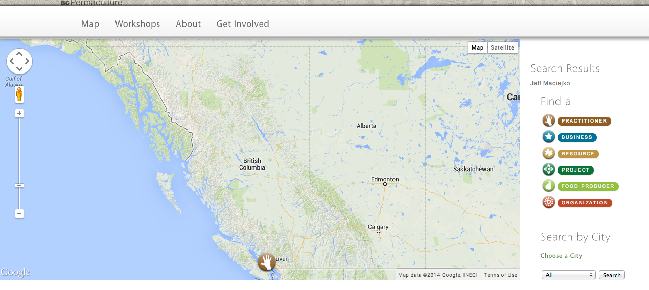 Help requested for the BC Permaculture Mapping Project!